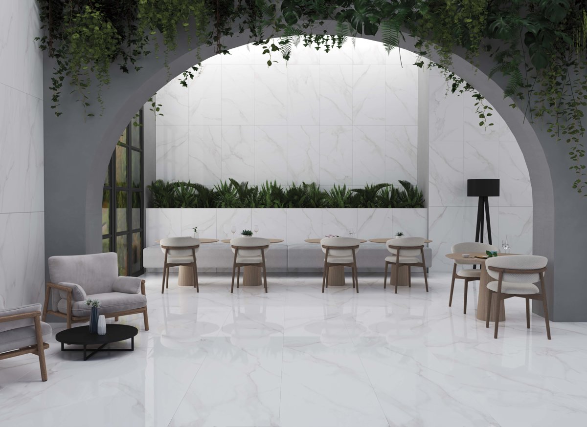 CERAM LUMIERE WHITE SAT 75x150x1 CM